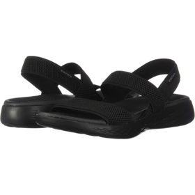 Skechers On The Go 600 Gümüş Parıltılı Kadın Sandalet