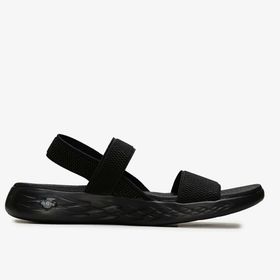 Skechers On The Go 600 Gümüş Parıltılı Kadın Sandalet