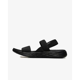 Skechers On The Go 600 Gümüş Parıltılı Kadın Sandalet