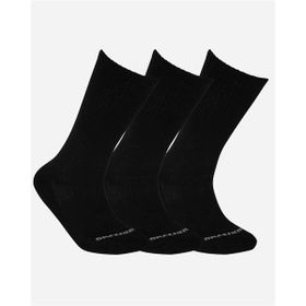 Skechers S192135-001 Padded Crew Cut 3'lü Siyah Çorap