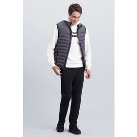 Skechers S202174-040 Essential Erkek Gri Günlük Stil Yelek