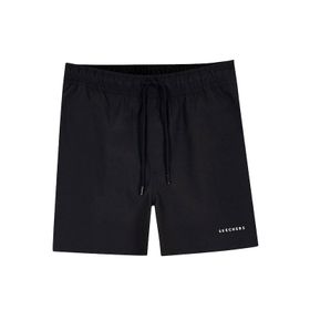 Skechers S211654-001 Swimwear M 5 Inch Short Lastikli Regular Fit Düz Siyah Erkek Şort