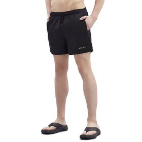 Skechers S211654-001 Swimwear M 5 Inch Short Lastikli Regular Fit Düz Siyah Erkek Şort