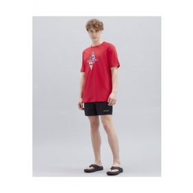 Skechers S211654-001 Swimwear M 5 Inch Short Lastikli Regular Fit Düz Siyah Erkek Şort