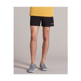 Skechers S211654-001 Swimwear M 5 Inch Short Lastikli Regular Fit Düz Siyah Erkek Şort