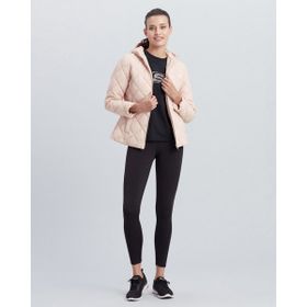 Skechers S212001-230 W Capitone Hooded Jacket Açık Bej Kadın Mont