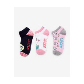 Skechers S212293-900 Low Cut Sweet 3 Pack Unisex Çocuk Çorap