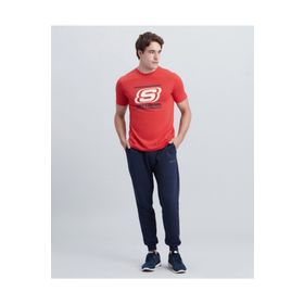 Skechers S212949-600 M Big Logo Kırmızı Erkek T-shirt