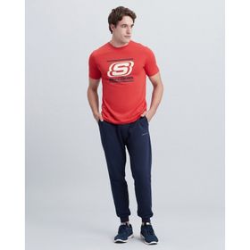 Skechers S212949-600 M Big Logo Kırmızı Erkek T-shirt