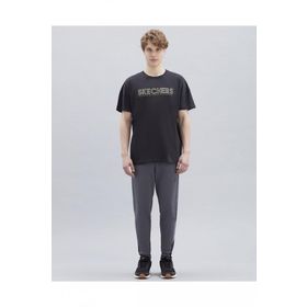 Skechers S221135-001 Erkek Siyah Tshirt