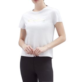 Skechers S221180-102 W Graphic Tee Shiny Logo Kadın T-shirt