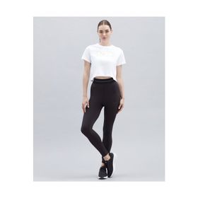 Skechers S221460-102 Bisiklet Yaka Normal Kalıp Düz Kırık Beyaz Kadın T-Shirt