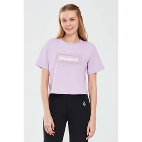 Skechers S221460-505 Mor Kadın T-shirt