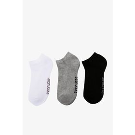 Skechers S221512-971 U 3 Pack Padded Low Cut Sock Unisex Çok Renkli Çorap