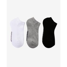 Skechers S221512-971 U 3 Pack Padded Low Cut Sock Unisex Çok Renkli Çorap