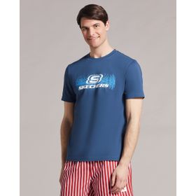 Skechers S222262-405 Petrol Erkek T-shirt