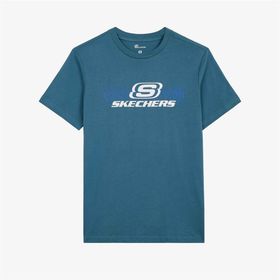 Skechers S222262-405 Petrol Erkek T-shirt