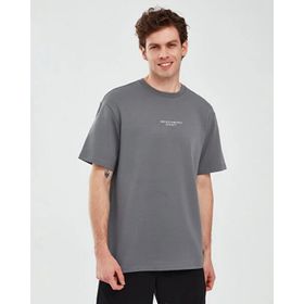 Skechers S231094-003 Antrasit Erkek T-shirt