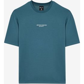 Skechers S231094-405 Petrol Erkek T-shirt