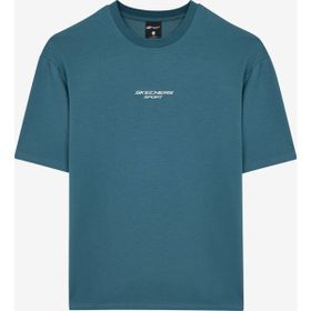 Skechers S231094-405 Petrol Erkek T-shirt