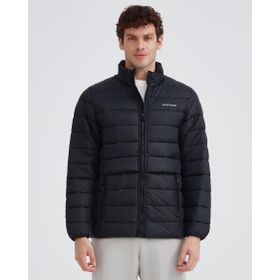 Skechers S231242-001 M Outerwear Padded Jacket Siyah Erkek Mont