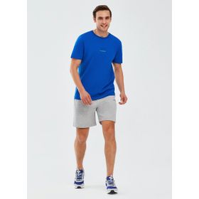 Skechers S241007-403 Mavi Erkek T-shirt