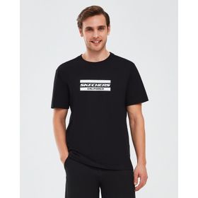 Skechers S241056-001 Siyah Erkek T-shirt