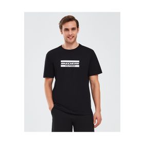 Skechers S241056-001 Siyah Erkek T-shirt