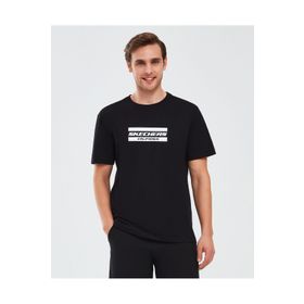 Skechers S241056-001 Siyah Erkek T-shirt