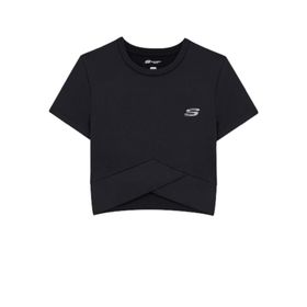 Skechers S241133-001 Performance Coll. W Short Sleeve Siyah Kadın T-shirt
