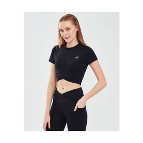 Skechers S241133-001 Performance Coll. W Short Sleeve Siyah Kadın T-shirt