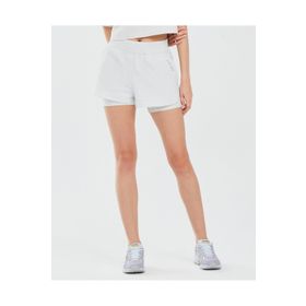 Skechers S241144-035 Gri Kadın Şort
