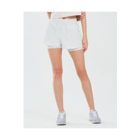 Skechers S241144-035 Gri Kadın Şort