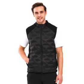Skechers S241154-001 Outerwear M Padded Siyah Günlük Stil Erkek Yelek