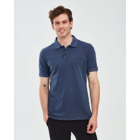Skechers S241165-410 Lacivert Polo Yaka Erkek T-shirt
