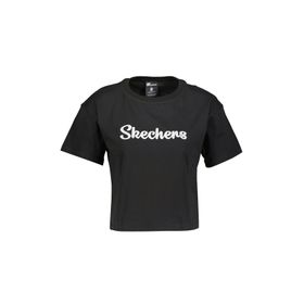 Skechers S241212-001 Siyah Kadın T-shirt