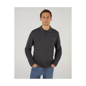 Skechers S242198-003 M Polo Casual Comfort Long Sleeve Polo Erkek Polo Tişört