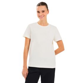 Skechers S2510029-102 Essential Crewneck Bej Yuvarlak Yaka Kadın T-shirt