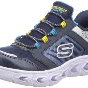 Skechers SLİP İNS HYPNO-FLASH 2.0 ODELUX Erkek Çocuk Gs Gri Işıklı Spor Ayakkabı