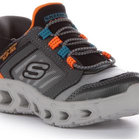 Skechers SLİP İNS HYPNO-FLASH 2.0 ODELUX Erkek Çocuk Gs Gri Işıklı Spor Ayakkabı