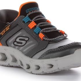 Skechers SLİP İNS HYPNO-FLASH 2.0 ODELUX Erkek Çocuk Gs Gri Işıklı Spor Ayakkabı