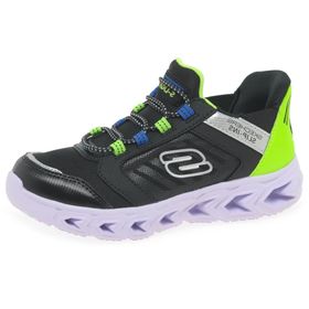 Skechers SLİP İNS HYPNO-FLASH 2.0 ODELUX Erkek Çocuk Gs Gri Işıklı Spor Ayakkabı
