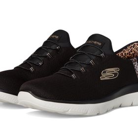 Skechers Summits Leopard Chic Siyah Kadın Spor Ayakkabı