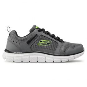Skechers Track - Knockhill 232001-CCBK Gri Erkek Spor Ayakkabı