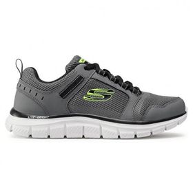Skechers Track - Knockhill 232001-CCBK Gri Erkek Spor Ayakkabı
