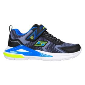 Skechers Tri-namics 401660L BKYB Büyük Erkek Çocuk Siyah Işıklı Spor Ayakkabı