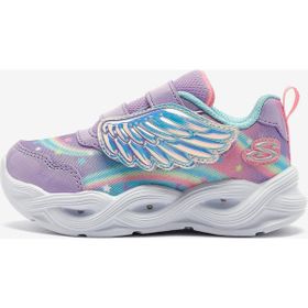 Skechers Twisty Glow 303718N LVMT Küçük Kız Çocuk Mor Spor Ayakkabı