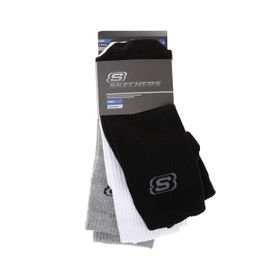 Skechers U SKX Padded Crew Cut Socks 3 Pack Çok Renkli Unisex Çorap