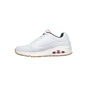Skechers Uno Stand On Air White Durabuck Navy Red Trim Erkek Spor Ayakkabı