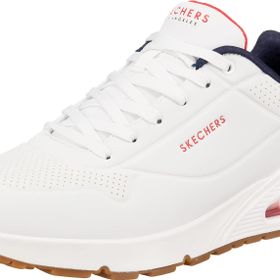 Skechers Uno Stand On Air White Durabuck Navy Red Trim Erkek Spor Ayakkabı